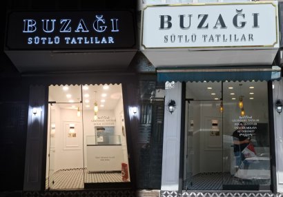Takoz Harf Işıklı Tabela
